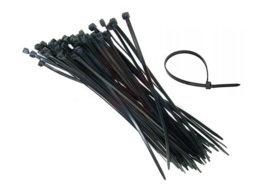 OPASKA PLASTIKOWA ZACISKOWA KABLOWA 150x2,5 mm 100 SZT. CZARNA VOREL 73893