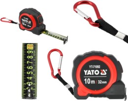 MIARA ZWIJANA TAŚMA MIERNICZA MIARKA METRÓWKA MAGNES 10m 32mm YATO YT-71092