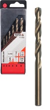 ZESTAW WIERTEŁ KOBALTOWYCH WIERTŁA DO METALU CO-HSS 2-8mm 6szt. YATO YT-41602
