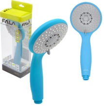 SŁUCHAWKA PRYSZNICOWA 3 FUNKCJE SALTO BLUE FALA 75622
