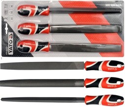 PILNIKI DO METALU 250 MM, ZESTAW 3 SZT. STAL T12 YATO YT-6237 