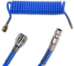 WĄŻ SPIRALNY PNEUMATYCZNY 5,5 X 8 X 5 PU Z SZYBKOZŁĄCZAMI YATO YT-24201 