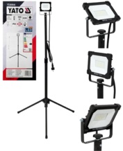 REFLEKTOR NAŚWIETLACZ HALOGEN ZE STOJAKIEM STATYWEM SMD LED 20W 1900lm YATO YT-818141
