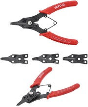 SZCZYPCE SEGERA Z WYMIENNYMI KOŃCÓWKAMI 160MM 4 KOŃCÓWKI YATO YT-2130 