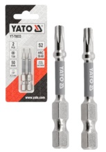 BITY GROTY KOŃCÓWKI NIKLOWANE DO WKRĘTARKI TORX 1/4