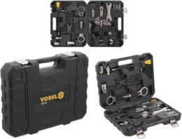 ZESTAW NARZĘDZIOWY DO NAPRAWY ROWERÓW 30 ELEMENTÓW VOREL 58770 