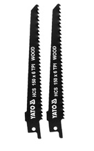 BRZESZCZOTY DO DREWNA HCS 150 MM 8TPI / 2 SZT. YATO YT-33922