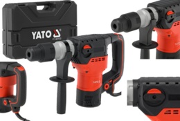 MŁOT UDAROWY UDAROWO OBROTOWY DO KUCIA I WIERCENIA SDS MAX 15J 1600W YATO YT-82132