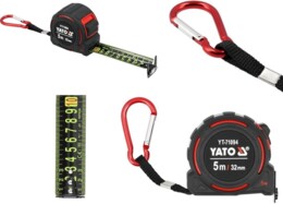 MIARA ZWIJANA TAŚMA MIERNICZA MIARKA METRÓWKA MAGNES 5m 32mm YATO YT-71094