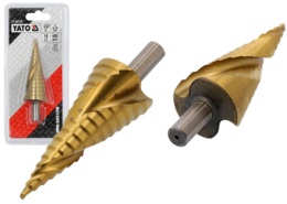 WIERTŁO STOPNIOWE STOŻKOWE SPIRALNE HSS 4-32mm YATO YT-44748