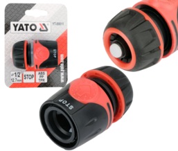 SZYBKOZŁĄCZKA SZYBKOZŁĄCZE ZŁĄCZE Z FUNKCJĄ STOP DO WĘŻA OGRODOWEGO 1/2