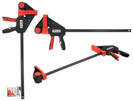 ŚCISK SZYBKOMOCUJĄCY SZYBKOZACISKOWY STOLARSKI 450mmx100mm 270kg YATO YT-63884