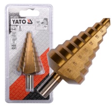 WIERTŁO STOPNIOWE STOŻKOWE HSS 10-45mm YATO YT-44742