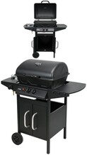 KOMPAKTOWY GRILL GAZOWY BAVEN 2+1 8KW STALOWY RUSZT ROŻEN LUND 99645 