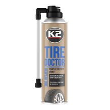 PIANKA DO NAPRAWY DZIURAWYCH OPON KOŁO ZAPASOWE W SPRAYU 400ml K2 TIRE DOKTOR B310