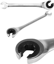 KLUCZ PÓŁOTWARTY PŁASKO-OCZKOWY Z GRZECHOTKĄ 10MM YATO YT-01332