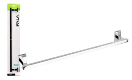UCHWYT ŁAZIENKOWY ŚCIENNY NA RĘCZNIK QUAD CHROM 60cm FALA 69319