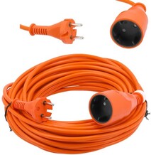 PRZEDŁUŻACZ 20M POMARAŃCZOWY 2X1,5MM² VOREL 82673 