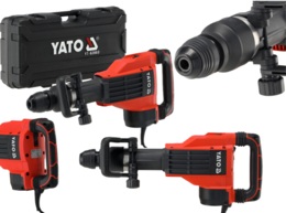 MŁOT WYBURZENIOWY HEAVY DUTY SDS MAX HEX 28MM 1700W 40J YATO YT-82003