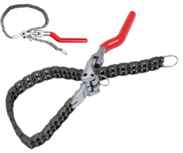 SAMOZACISKOWY KLUCZ ŁAŃCUCHOWY PODWÓJNY DO FILTRÓW OLEJU 60-160mm YATO YT-08255