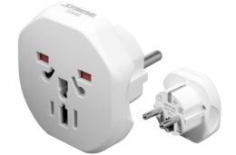 UNIWERSALNY ADAPTER PODRÓŻNY PRZEJŚCIÓWKA WTYCZKA USA UK AUS EU PL 2500W 250V STHOR 72440