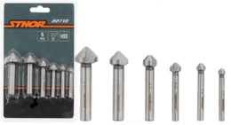 POGŁĘBIACZE DO METALU 6,3-20,5mm 6szt. STHOR 22710