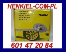 TARCZA HAM. TEXTAR 982002040 92204000 - HONDA CITY sedan JAZZ III - OŚ TYLNA