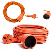 PRZEDŁUŻACZ 10M POMARAŃCZOWY 2X1,5MM² VOREL 82671