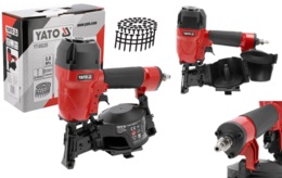 GWOŹDZIARKA PNEUMATYCZNA BĘBNOWA STOLARSKA TAPICERSKA NA GWOŹDZIE 22-45mm YATO YT-09220