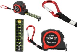 MIARA ZWIJANA TAŚMA MIERNICZA MIARKA METRÓWKA MAGNES 5m 32mm YATO YT-71090