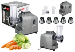 ELEKTRYCZNA SZATKOWNICA DO WARZYW 5 TAREK TARCZ ZE STALI NIERDZEWNEJ 250W LUND 67830