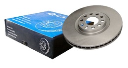 Tarcza hamulcowa wentylowana z powłoką antykorozyjną QUARO QD7635 - AUDI A4 (B5,B7) A6 (C5) ALLROAD SEAT EXEO - OŚ PRZEDNIA