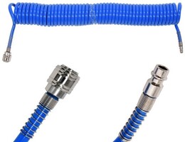 WĄŻ SPIRALNY PNEUMATYCZNY 6,5 X 10 X 10 PU Z SZYBKOZŁĄCZAMI YATO YT-24205