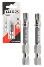 BITY GROTY KOŃCÓWKI NIKLOWANE DO WKRĘTARKI TORX 1/4