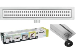 ODPŁYW LINIOWY KRATKA BRODZIK TOCANTINS STAL NISKI SYFON 90 CM FALA 75373