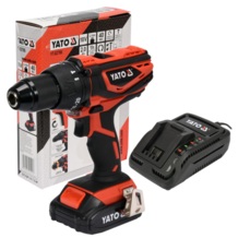 ZESTAW WIERTARKO-WKRĘTARKA UDAROWA 18V + AKUMULATOR 2Ah +  ŁADOWARKA YATO YT-82786