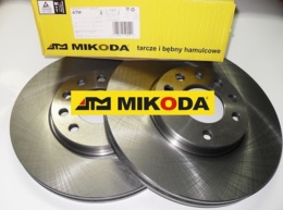 Tarcza hamulcowa pełna MIKODA 1472 - MERCEDES KLASA C (W204, S204, C204)  KLASA E coupe (C207) KLASA E kabriolet (A207) - OŚ TYLNA