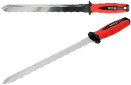 DWUOSTRZOWY NÓŻ DO CIĘCIA IZOLACJI BUDOWLANYCH WEŁNY 410MM YATO YT-76245 