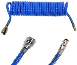 WĄŻ SPIRALNY PNEUMATYCZNY 6,5 X 10 X 5 PU Z SZYBKOZŁĄCZAMI YATO YT-24204