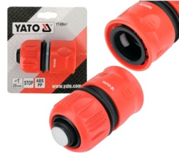 SZYBKOZŁĄCZKA SZYBKOZŁĄCZE ZŁĄCZE Z FUNKCJĄ STOP O WYSOKIM PRZEPŁYWIE DO WĘŻA OGRODOWEGO 1