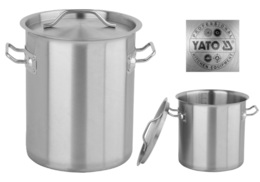 GARNEK WYSOKI Z POKRYWKĄ 25x25 12L YATO GASTRO YG-00012