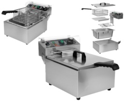 FRYTKOWNICA FRYTOWNICA GASTRONOMICZNA JEDNOKOMOROWA 10L 3000W YATO YG-04610