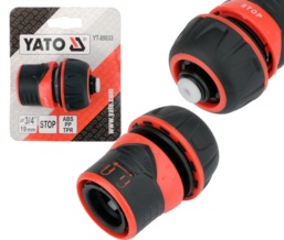 SZYBKOZŁĄCZKA SZYBKOZŁĄCZE ZŁĄCZE Z FUNKCJĄ STOP I BLOKADĄ DO WĘŻA OGRODOWEGO 3/4