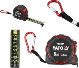 MIARA ZWIJANA TAŚMA MIERNICZA MIARKA METRÓWKA MAGNES 8m 32mm YATO YT-71095