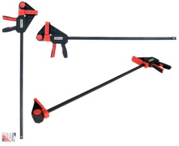 ŚCISK SZYBKOMOCUJĄCY SZYBKOZACISKOWY STOLARSKI 750mmx100mm 270kg YATO YT-63886