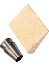 ZESTAW KLINUJĄCY DO MŁOTKA DREWNIANY KLIN METALOWY WIELOKLIN 0,1-0,5kg JUCO 99460