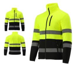 BLUZA POLAR ROBOCZY OSTRZEGAWCZY ODBLASKOWY ORIOLUS 280g/m² r. S YATO YT-79388