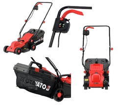 KOSIARKA ELEKTRYCZNA KOSZ 30L 1300W 33cm YATO YT-851990