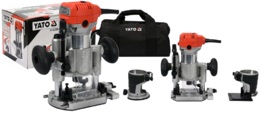 FREZARKA WYCINARKA KRAWĘDZIOWA DO LAMINATÓW + SANKI PROWADZĄCE 710W 6mm 8mm YATO YT-82390