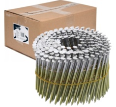 GWOŹDZIE BĘBNOWE DO GWOŹDZIARKI BĘBNOWEJ PIERŚCIENIOWE OCYNKOWANE KOLETOWANE 80mm śr. 2,8mm 3000szt. VOREL 72021